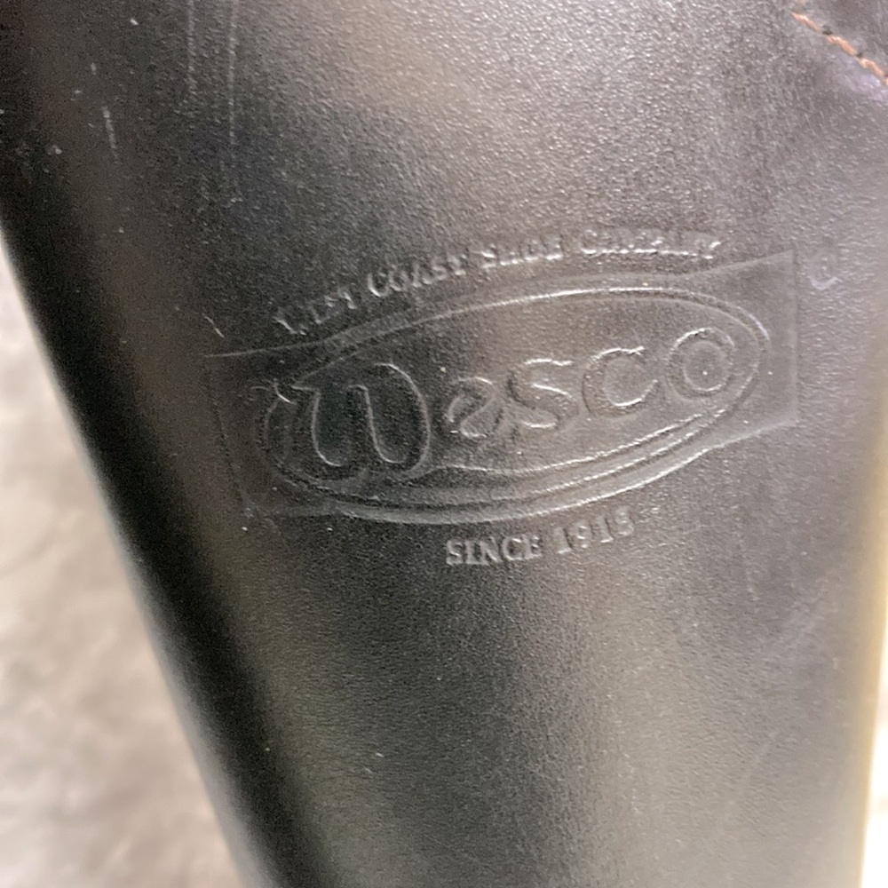 Wesco engineer, motorcycle leather boots “the Boss” size 39 W 8.5 M 7-7.5 - Picture 10 of 14